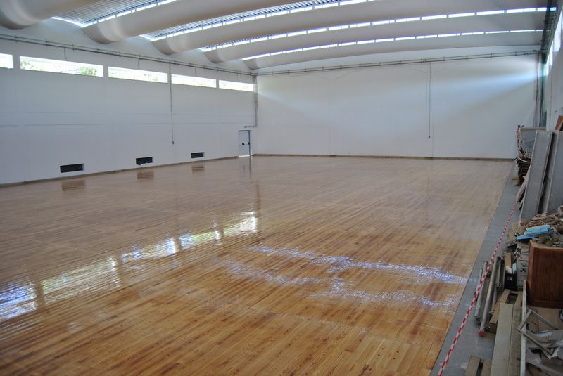 Recuperação de piso desportivo em madeira, Esc. Sec. Reguengos de Monsaraz